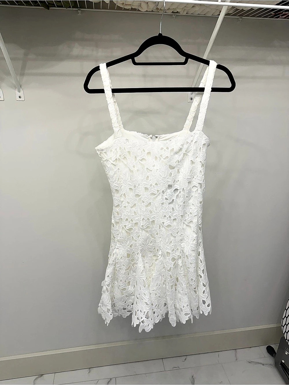Gianni Bini White Lace Mini Dress - Picture 4 of 5